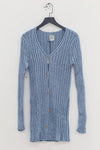 BASERANGE Loulou Cardigan KLOUC-CO-AU23 Blue Mix